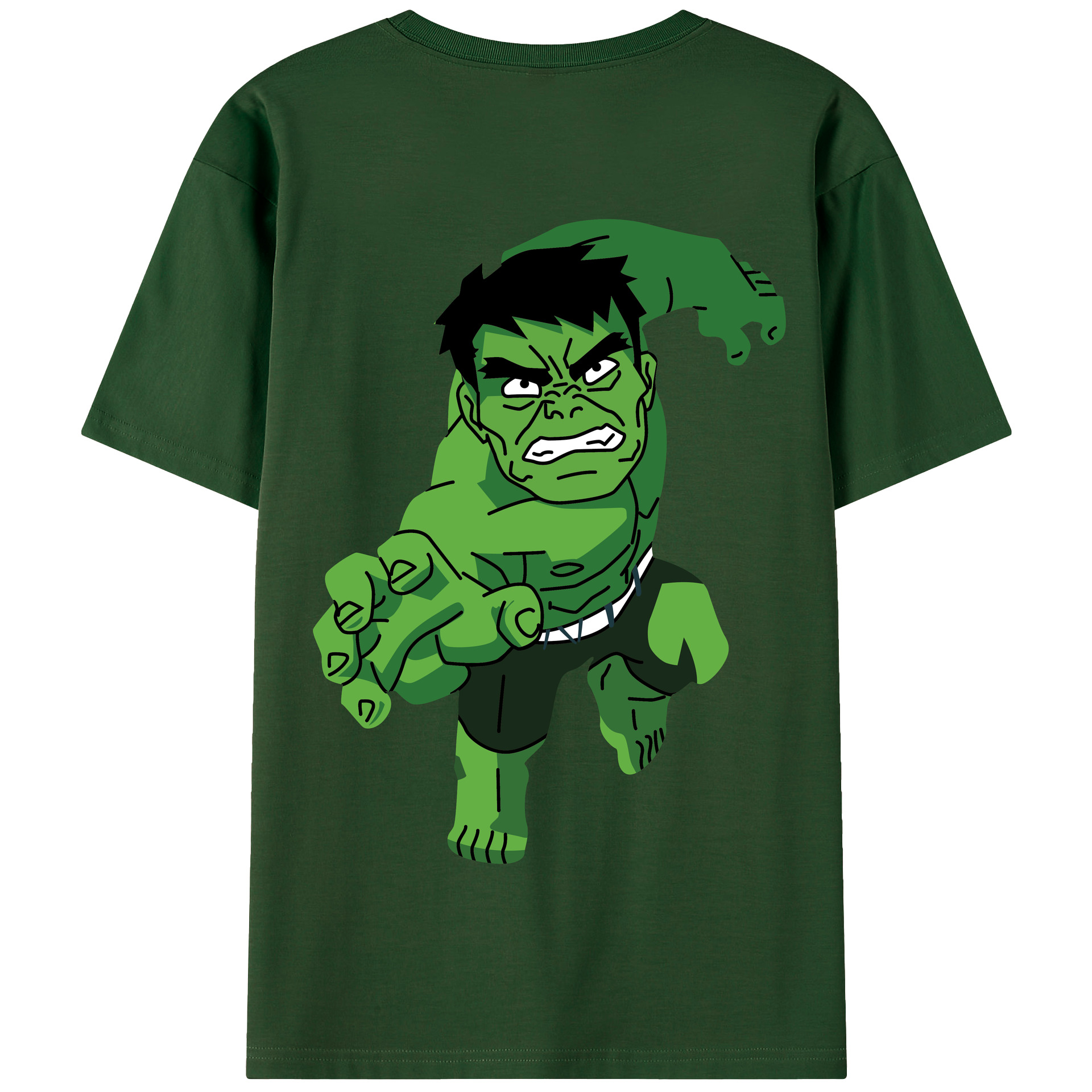 （画像用） アベンジャーズ The Avengers 綿100％半袖Tシャツ（背面プリント）